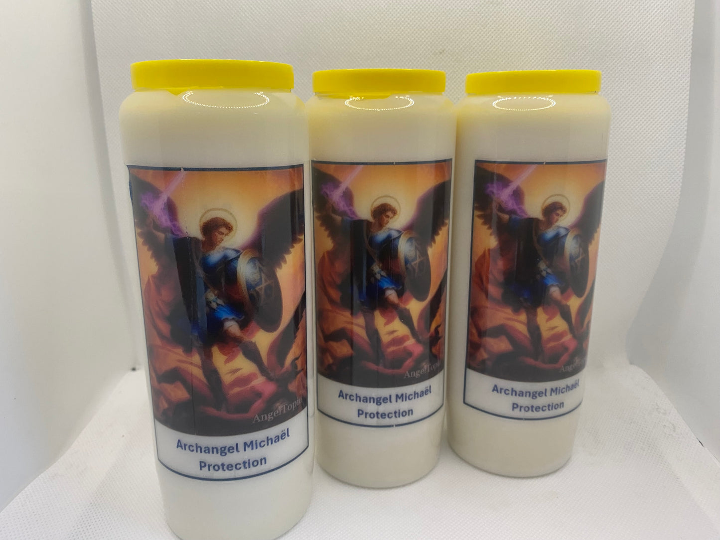 Kaars Aartsengel Michaël - 3 stuks