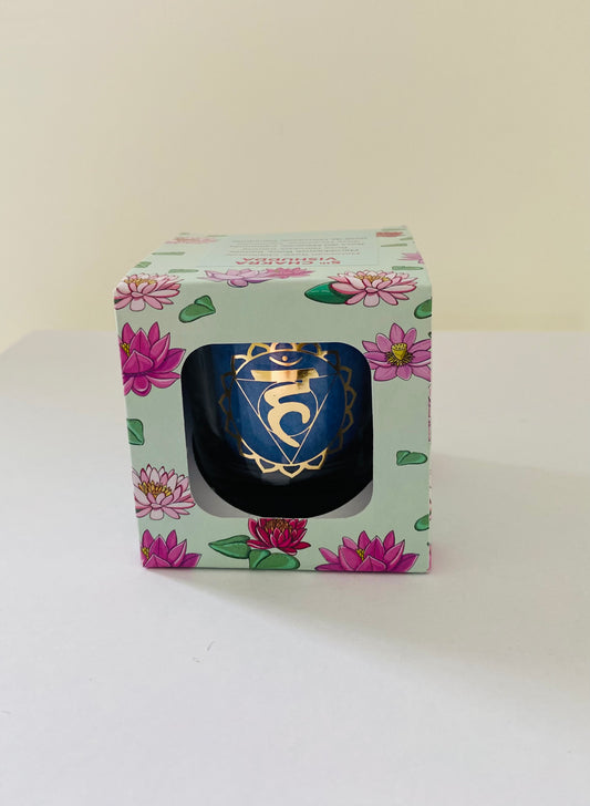 Geurkaars 5de Chakra: Vishudda - Blauw - Communicatie