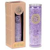 Geurkaars Stearine Chakra 7