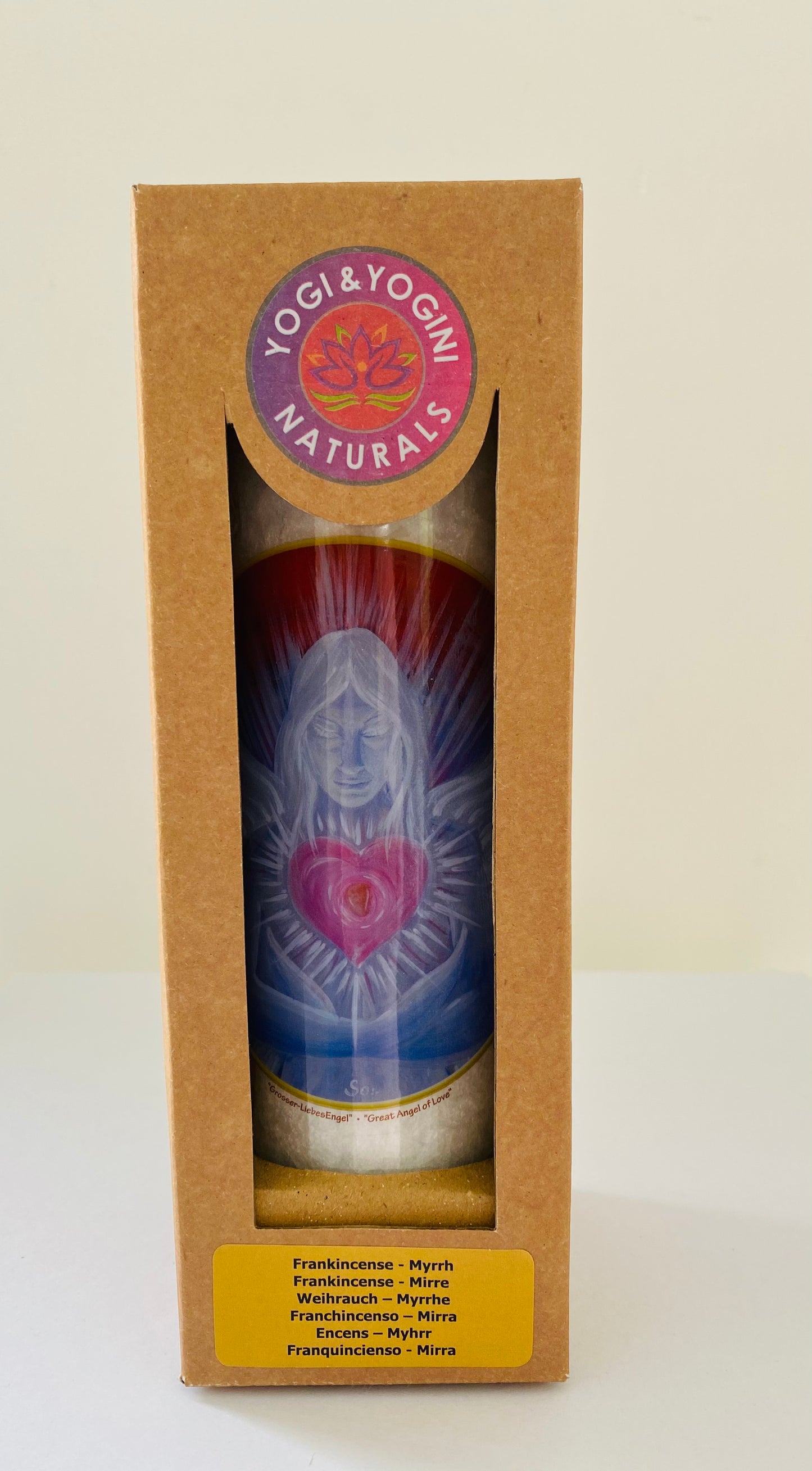 Geurkaars Engelen Healing Angel Energy - Blauw