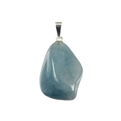 Hanger Trommelsteen Aquamarin 2cm