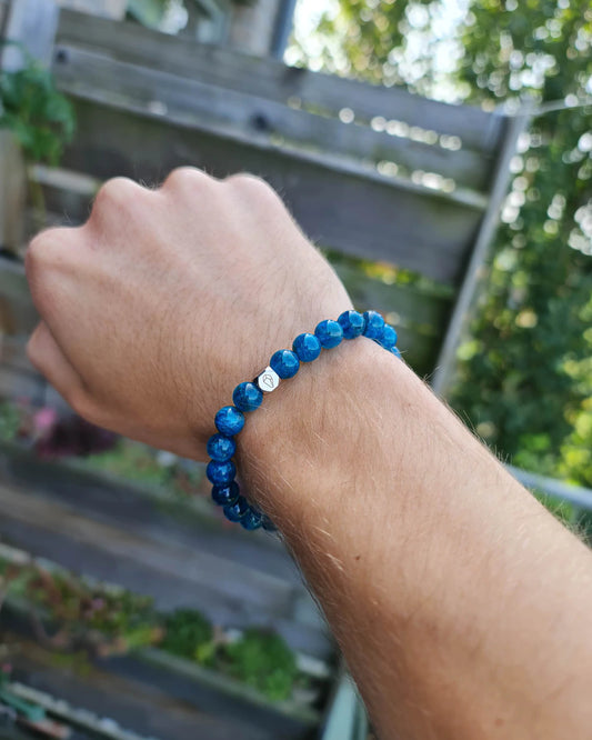 Kogelarmband Pure Stone Apatiet 8mm