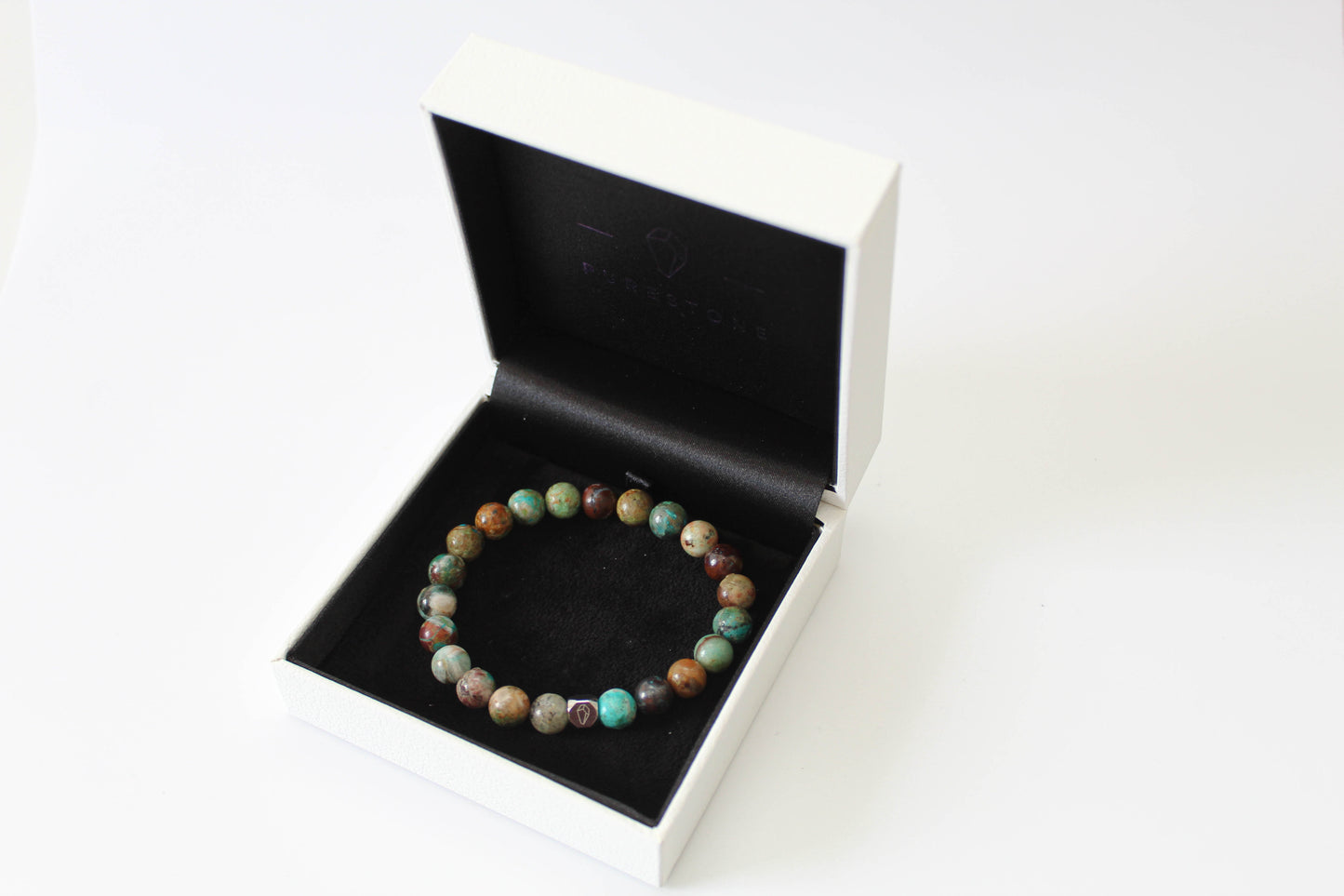 Kogelarmband Pure Stone Chrysocolla 8mm