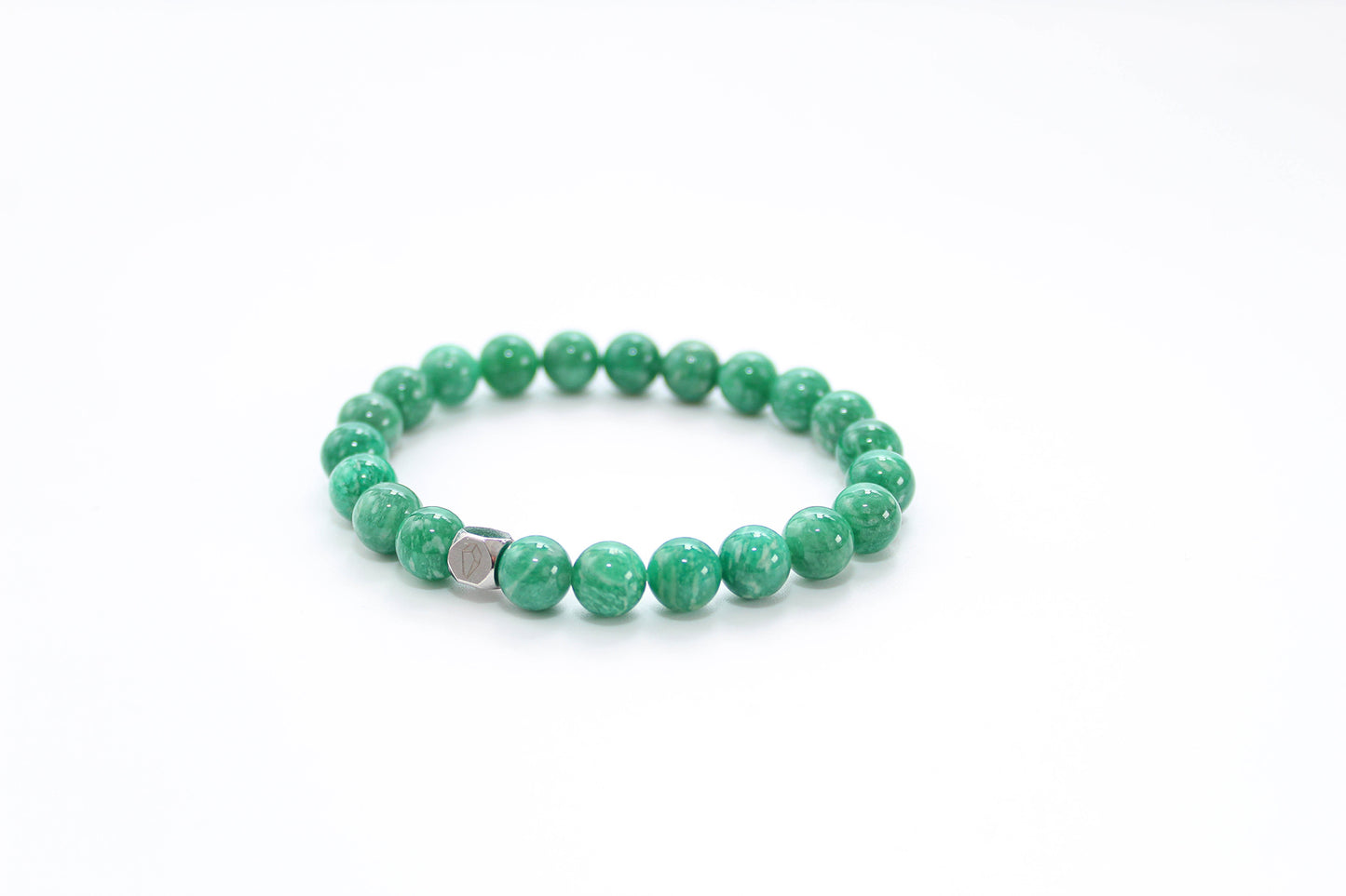 Kogelarmband Pure Stone Russische amazoniet 8mm