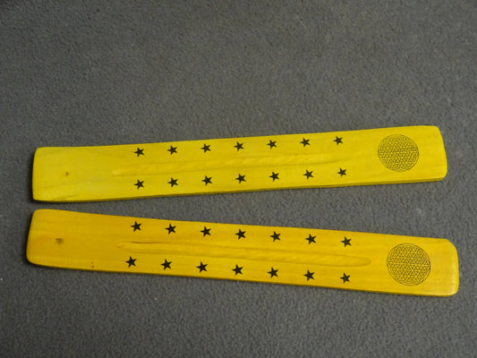 Wierook Plank Hout Geel