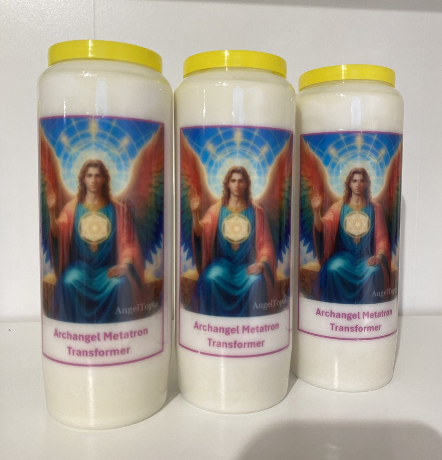 Kaars Aartsengel Metatron - 3 stuks