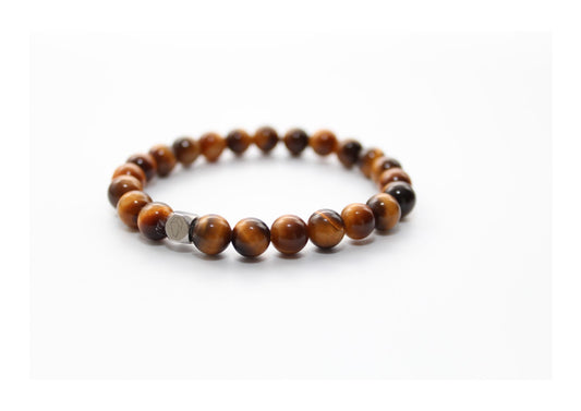 Kogelarmband Pure Stone Tijgeroog 8mm