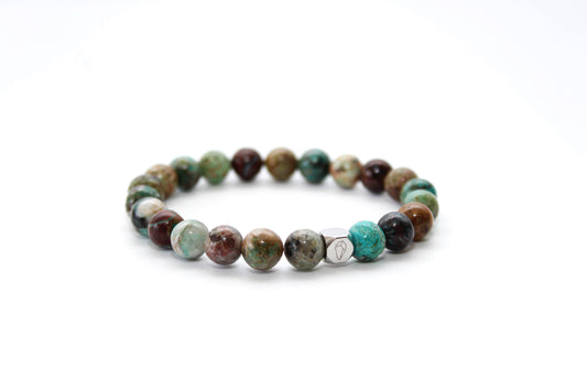 Kogelarmband Pure Stone Chrysocolla 8mm